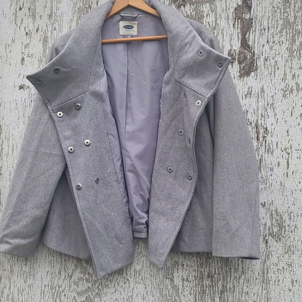 XXL Old Navy, 47% wool Pea Coat